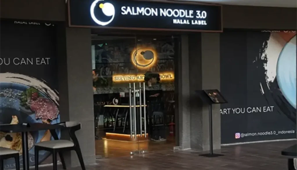 instalasi cctv dan internet di salmon noodle 3.0