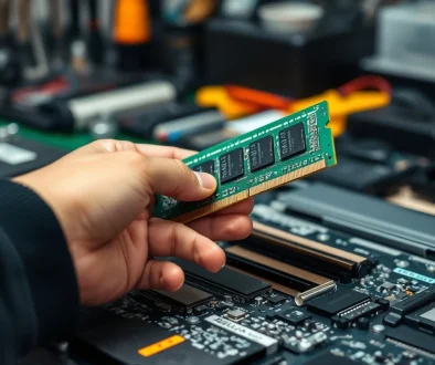Proses upgrade RAM laptop untuk menambah performa komputer